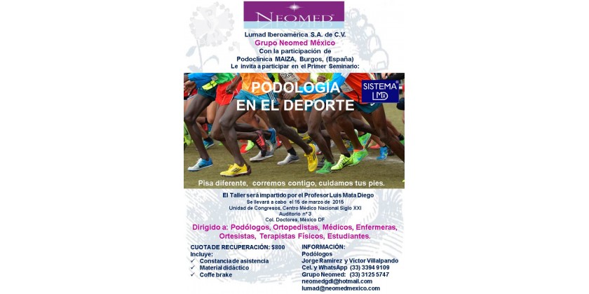 Seminario del podología del deporte